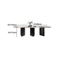 Stone Top Dining Table Contemporary Rectangle Dining Table with Black Base Clearhalo 'Dining Tables & Seating' 'Dining Tables' 'dining_table' 'furn' 'furn_dining_table' 'Furniture' 'furniture_dining_table' 'Kitchen & Dining Furniture' 'kitchen' 'kitchen_dining_table' 1200x1200_776577f0-7908-42c6-adbe-b4fb29577ef6