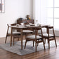 Rectangle Rubber Wood Table Modern Dining Table in Walnut with 4 Legs for Restaurant Clearhalo ' dining_table' 'Dining Tables & Seating' 'Dining Tables' 'furn' 'furn_dining_table' 'Furniture' 'furniture_dining_table' 'Kitchen & Dining Furniture' 'kitchen&dining_furn' 'kitchen' 'kitchen_dining_table' 1200x1200_776652a9-fa5c-436b-b54d-cd427d399e77