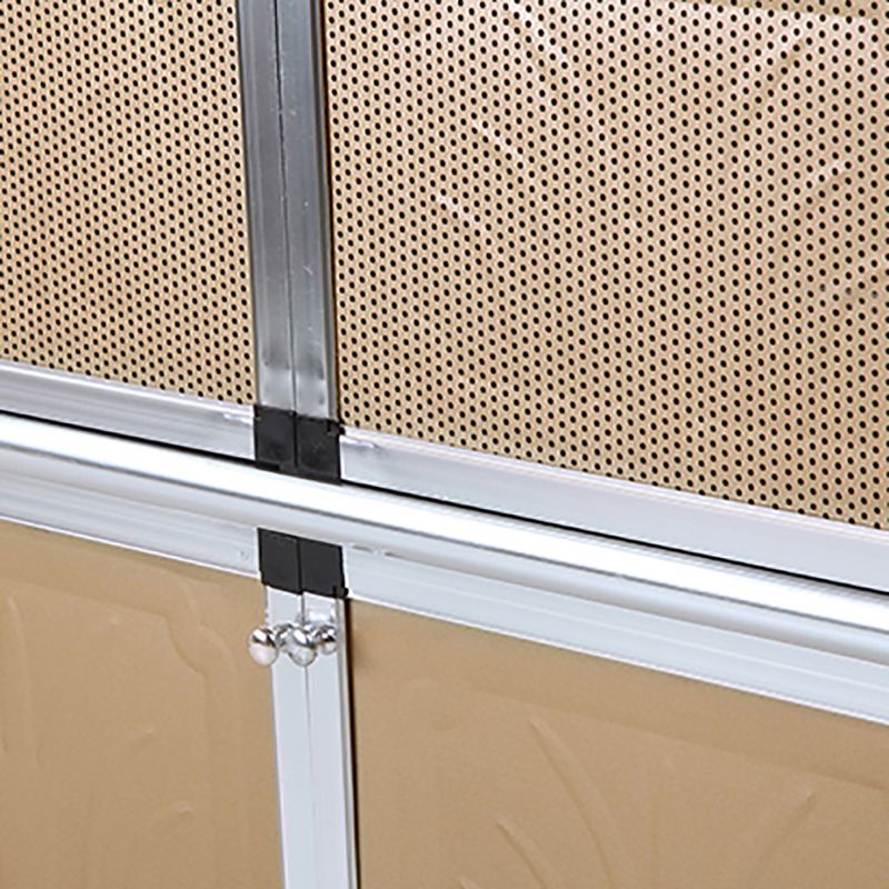 47.5"L Modern Style Sideboard with Metal Cabinets Door Sideboard for Kitchen Dining Room Clearhalo 'buffet_sideboard' 'Buffets & Sideboards' 'furn' 'furn_buffet_sideboard' 'Furniture' 'Kitchen & Dining Furniture' 1200x1200_77667b0f-3e62-4a09-872c-71fa340d055e