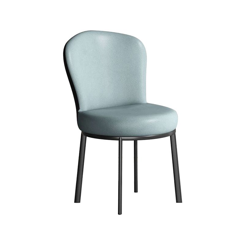 Contemporary Style Upholstered Side Chairs Solid Back Armless Chair for Home Use Clearhalo ' kitchen&dining_furn' 'Dining Chairs' 'Dining Tables & Seating' 'dining_chair' 'furn' 'furn_dining_chair' 'Furniture' 'furniture_dining_chair' 'Kitchen & Dining Furniture' 'kitchen' 1200x1200_7766a5ac-97b9-4760-be6c-be41e86c6d21