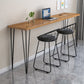 Industrial Style Rectangle Wood Top Counter Table 42-inch Height Modern Bar Table Clearhalo 'Bar Furniture' 'Bar Tables' 'bar_tables' 'furn' 'furn_bar_tables' 'Furniture' 'furniture_bar_tables' 'Kitchen & Dining Furniture' 1200x1200_77687095-f02a-4191-868c-8e5036c5b9b9