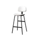 Taburete de bar de cuero Glam, taburete de mostrador con respaldo sin brazos para Bristol