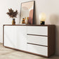 Contemporary Style Crednenza Wood Dining Buffet mit Schränken und Schubladen
