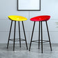 Contemporary Matte Finish Metal Barstool Home Footrest Stool Clearhalo 'Bar Furniture' 'Bar Stools' 'bar_stools' 'furn' 'furn_bar_stools' 'Furniture' 'furniture_bar_stools' 'Kitchen & Dining Furniture' 1200x1200_776bdcc7-b8f0-484e-a9bb-35627e257a12