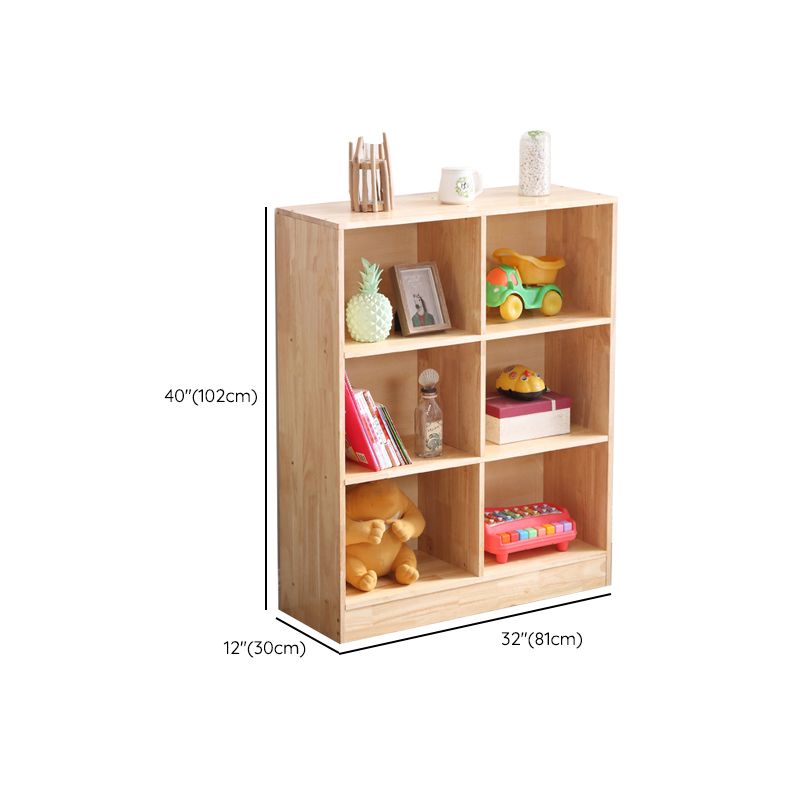 Contemporary Standard Bookshelf Wooden Natural Bookcase with Shelves Clearhalo 'Bookcases' 'furn' 'furn_bookcases' 'Furniture' 'Office Furniture' 1200x1200_776d02bc-6642-4eac-ae51-211db2d75aa8