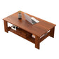 Contemporary Wooden with Storage Shelf Rectangular Single Coffee Table Clearhalo 'Coffee & Accent Tables' 'Coffee Tables' 'coffee_tables' 'furn' 'furn_coffee_tables' 'Furniture' 'Living Room Furniture' 1200x1200_776e5ccf-9582-4891-8700-9ab4d1abd8df