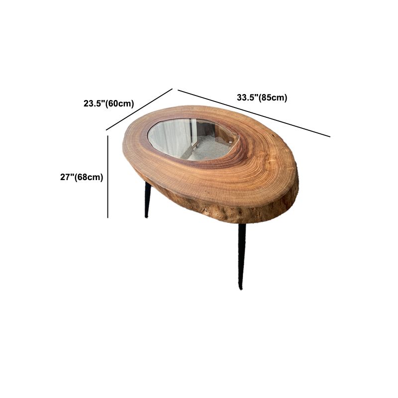 Scandinavian Wooden Coffee Table Free form 3 Legs Coffee Table Set for Living Room Clearhalo 'Coffee & Accent Tables' 'Coffee Tables' 'coffee_tables' 'furn' 'furn_coffee_tables' 'Furniture' 'Living Room Furniture' 1200x1200_7770a185-7ce7-4d27-8673-6daa82ef7fd1