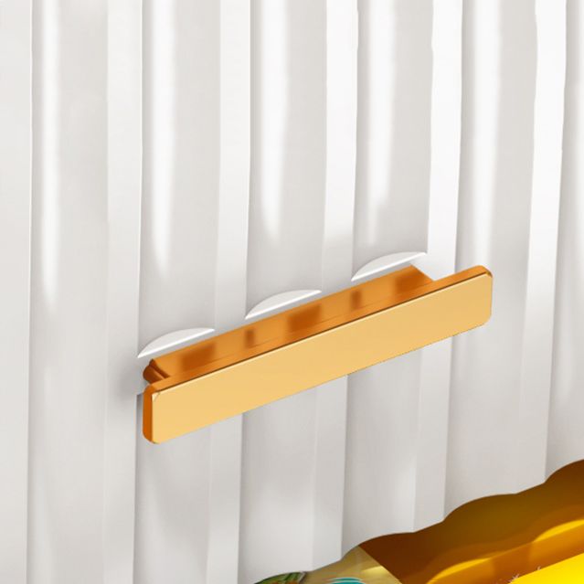 6-drawer Modern Plastic Storage Cabinet Non-Hanging Wardrobe Armoire