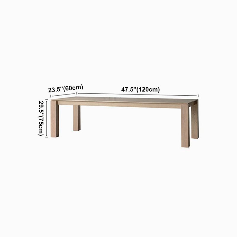 Wood Dining Table Rectangle Modern Table with 4 Legs for Restaurant Clearhalo ' dining_table' 'Dining Tables & Seating' 'Dining Tables' 'furn' 'furn_dining_table' 'Furniture' 'furniture_dining_table' 'Kitchen & Dining Furniture' 'kitchen&dining_furn' 'kitchen' 'kitchen_dining_table' 1200x1200_7774abf4-df4a-4643-8249-afd9592742f8