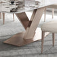 Metal Traditional Luxury Rectangle Table Sintered Stone Top Table with Pedestal Base Clearhalo ' dining_table' 'Dining Tables & Seating' 'Dining Tables' 'furn' 'furn_dining_table' 'Furniture' 'furniture_dining_table' 'Kitchen & Dining Furniture' 'kitchen&dining_furn' 'kitchen' 'kitchen_dining_table' 1200x1200_7775e4c2-73bb-49bf-9274-ad3cf9614667