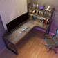 Modern Solid Wood Office Desk L-Shape Writing Desk with Shelf for Office Clearhalo 'furn' 'furn_office_desk' 'Furniture' 'Office Desks' 'Office Furniture' 'office_desk' 1200x1200_7777beb0-5db9-494c-8a1f-959c9816fbef
