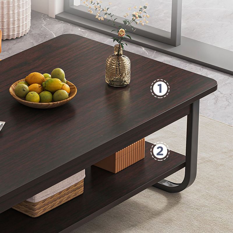 Contemporary Sled Cocktail Table Rectangle Single Coffee Table Clearhalo 'Coffee & Accent Tables' 'Coffee Tables' 'coffee_tables' 'furn' 'furn_coffee_tables' 'Furniture' 'Living Room Furniture' 1200x1200_77791f3d-13b5-49eb-a068-88f0c9f4e89e