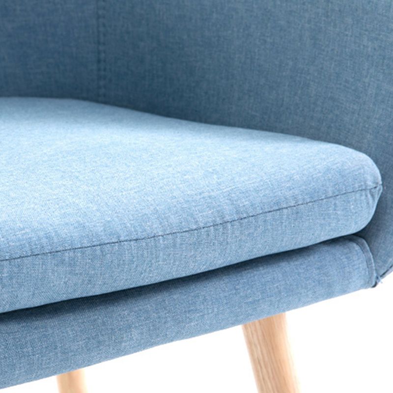 Contemporary Sloped Arms Accent Armchair Basic Four Leg Arm Chair Clearhalo 'Accent Chairs' 'accent_chairs' 'Chairs & Seating' 'furn' 'furn_accent_chairs' 'Furniture' 'Living Room Furniture' 1200x1200_777a068e-9bfa-42ce-8fdc-ea16f58b7995