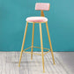 Metal Low Back Dining Stools Glam Armless Bar Stools with Gold Metal Base Clearhalo 'Bar Furniture' 'Bar Stools' 'bar_stools' 'furn' 'furn_bar_stools' 'Furniture' 'Kitchen & Dining Furniture' 1200x1200_777c887d-b401-4cc9-babf-f3d6b582ce64