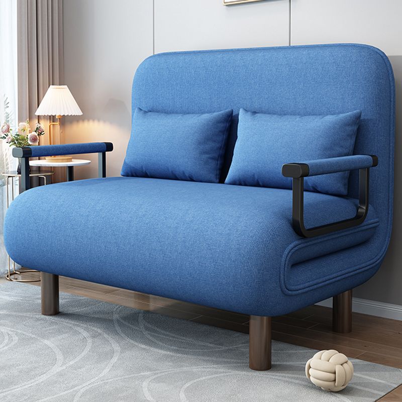 Contemporary Foldable Futon Sleeper Metal Futon and Mattress Clearhalo 'furn' 'furn_futons' 'Furniture' 'Futons & Daybeds' 'Futons' 'Living Room Furniture' 1200x1200_777f040f-b0cb-45bf-8190-62d5e5ffe537