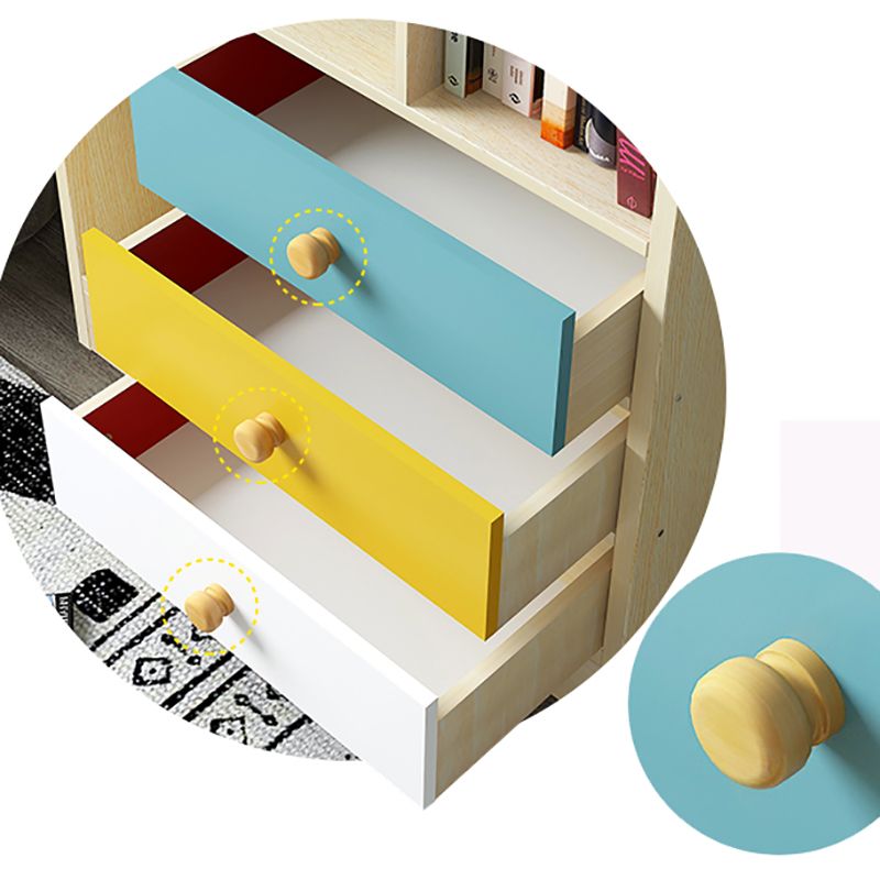 Contemporary Vertical Open Shelf Bookcase Engineered Wood Home Book Shelf with Shelves Clearhalo 'Bookcases' 'furn' 'furn_bookcases' 'Furniture' 'Office Furniture' 1200x1200_777f4be5-de54-434e-b2e3-7339826403e1