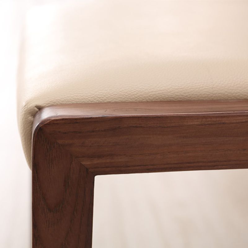 Contemporary Style Kitchen Wooden Dining Chair Open Back Dining Armless Side Chairs Clearhalo ' kitchen&dining_furn' 'Dining Chairs' 'Dining Tables & Seating' 'dining_chair' 'furn' 'furn_dining_chair' 'Furniture' 'furniture_dining_chair' 'Kitchen & Dining Furniture' 'kitchen' 1200x1200_777fa8c3-afd7-49fa-9125-9af14b54af8a