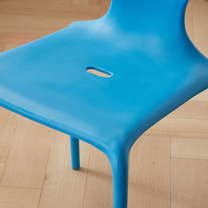 Noordse armleuning rugleuning acrylstoel met acrylpoten voor eetkamer