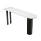 Juego de mesa de bar blanca contemporánea, mesa de bar con tapa de piedra de 1/3/5 piezas y taburetes de cuero