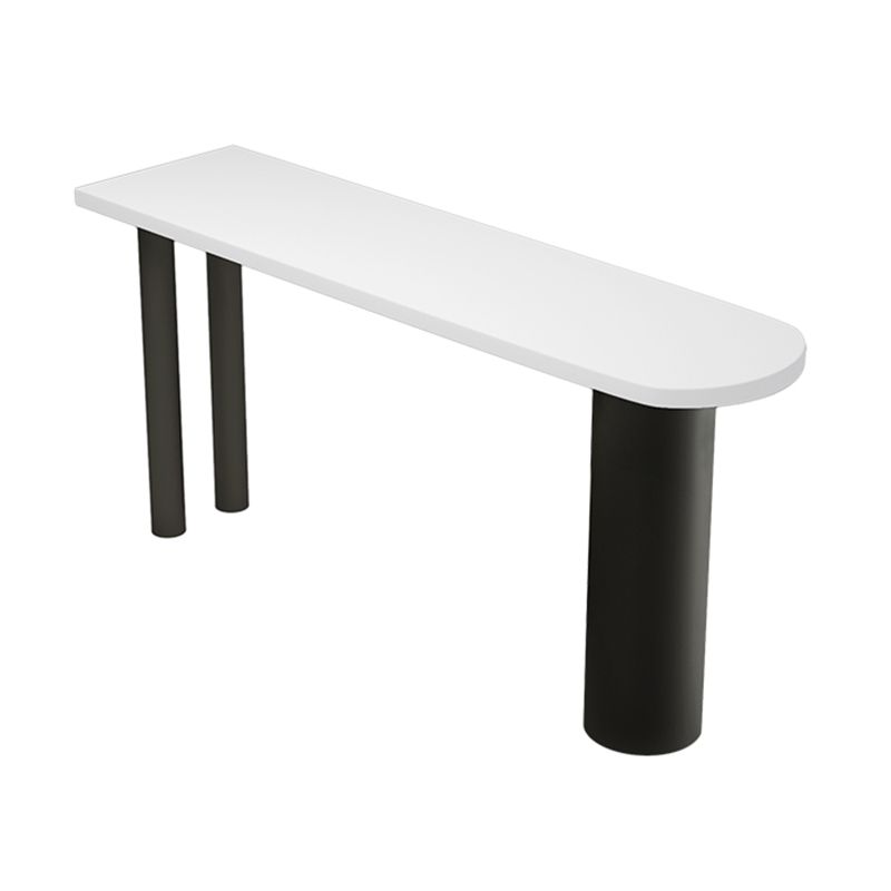 Juego de mesa de bar blanca contemporánea, mesa de bar con tapa de piedra de 1/3/5 piezas y taburetes de cuero