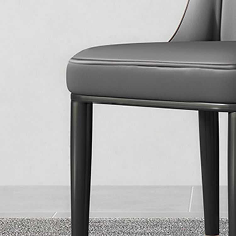 Metal Dining Room Side Chair Modern Style Parsons Armless Dining Chairs Clearhalo ' kitchen&dining_furn' 'Dining Chairs' 'Dining Tables & Seating' 'dining_chair' 'furn' 'furn_dining_chair' 'Furniture' 'furniture_dining_chair' 'Kitchen & Dining Furniture' 'kitchen' 1200x1200_7783e56c-63c4-43e7-b0c0-c04a66977f60