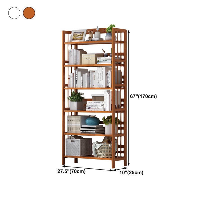 Contemporary Manufactured Wood Etagere Bookshelf Vertical Open Bookcase Clearhalo 'Bookcases' 'furn' 'furn_bookcases' 'Furniture' 'furniture_bookcases' 'Office Furniture' 1200x1200_7785277c-0602-42ce-a62d-003ee2dda58f