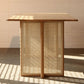 Modern Oak Table for Restaurant Rectangle Dining Table with Double Pedestal Clearhalo 'Dining Tables & Seating' 'Dining Tables' 'dining_table' 'furn' 'furn_dining_table' 'Furniture' 'furniture_dining_table' 'Kitchen & Dining Furniture' 'kitchen' 'kitchen_dining_table' 1200x1200_77865c95-caf7-4470-b92e-987f62f623c8