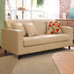 Contemporary Cushions Square Arm Living Room Stationary Seating
