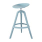 Scandinavian Swivel Bucket Bar Stool Plastic Armless Bar Stool with  with 3 Legs
