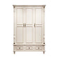 Traditional Wardrobe Armoire White Wooden Wardrobe Cabinet with Legs Clearhalo 'Armoires & Wardrobes' 'armoires_wardrobes' 'Bedroom Furniture' 'furn' 'furn_armoires_wardrobes' 'Furniture' 1200x1200_77894ca5-8551-4fad-8a22-189cacba6c11