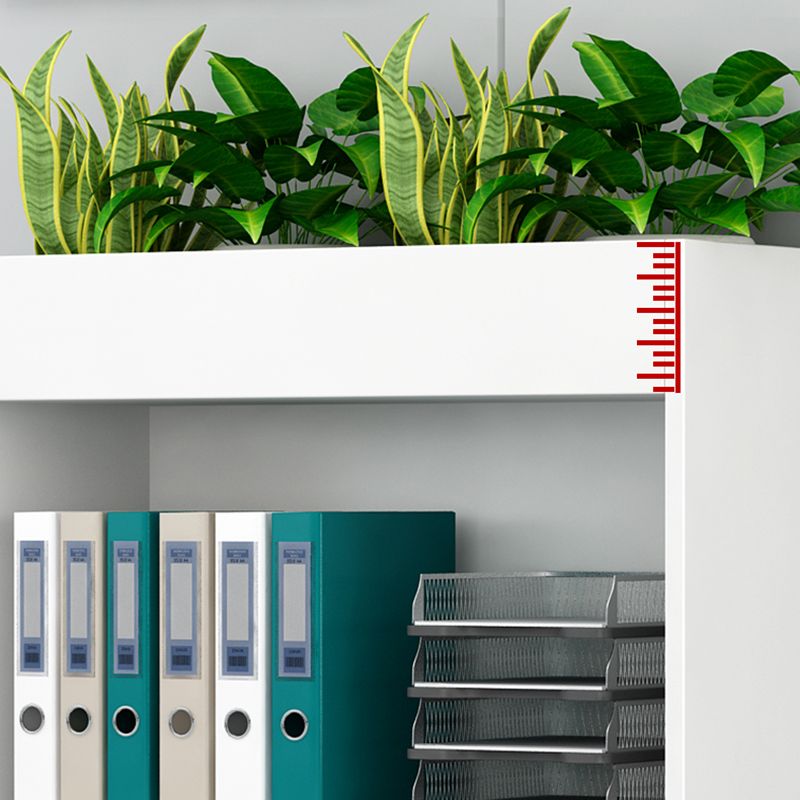 Armadio di archiviazione in legno di archiviazione contemporanea.