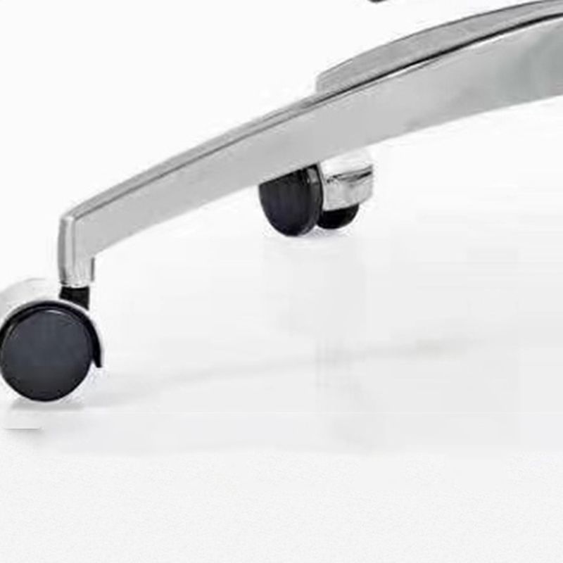 モダンアームレスオフィスチェアレザー調整可能なシート高さデスクチェア