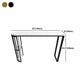 Glam Indoor Bar/Dinette Table with Storage Double Pedestal Bistro Bar Desk