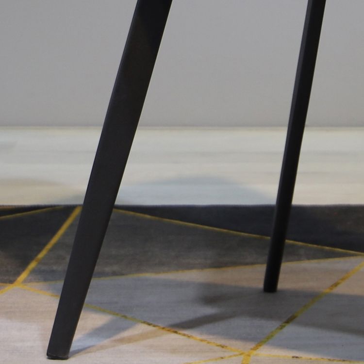 Solid Back Side Chair Contemporary Metal Indoor-Outdoor Chair