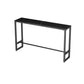 White and Black Modern Style Bar Table in Metal and Wood Milk Tea Shop Bar Table Clearhalo 'Bar Furniture' 'Bar Tables' 'bar_tables' 'furn' 'furn_bar_tables' 'Furniture' 'furniture_bar_tables' 'Kitchen & Dining Furniture' 1200x1200_778ccc46-4c0d-492d-ab77-8e8759d6c6d8