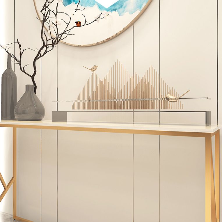 33.46 "Table de acento resistente a la tabla de la mesa de la consola de 1 estante para el salón