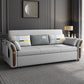 Foldable Glam Sleeper Sofa Flared Arms Convertible Sofas with Storage
