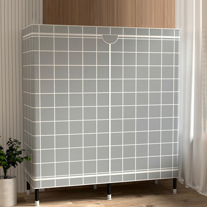 Armoire de garde-robe contemporaine avec étagères armoire en acier armoire