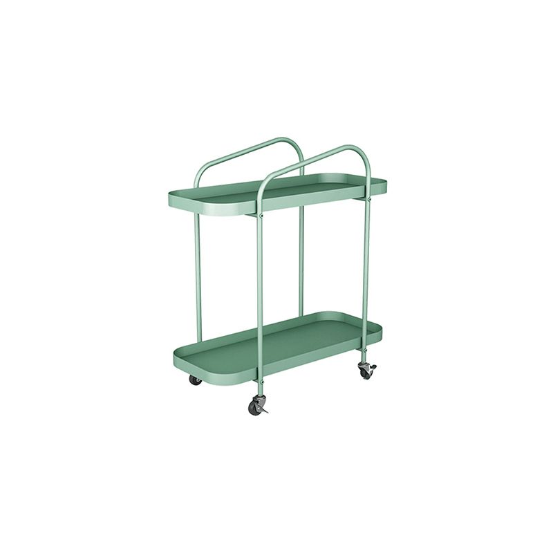 25.2" Tall Metal Side Table Shelf Included End Table with Casters Clearhalo 'Coffee & Accent Tables' 'End & Side Tables' 'end_side_tables' 'furn' 'furn_end_side_tables' 'Furniture' 'Living Room Furniture' 1200x1200_778e7ee0-64d1-4c3b-b029-dbffb880e9c1