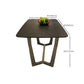 Black Modern Dining Table for Kitchen Rectangle Dinette Table with Wooden Base Clearhalo 'Dining Tables & Seating' 'Dining Tables' 'dining_table' 'furn' 'furn_dining_table' 'Furniture' 'Kitchen & Dining Furniture' 1200x1200_778ee171-34db-4e86-bb4f-c8ec8d0d6b85