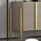 Glam Style Server Sintered Stone Sideboard with Door for Dining Room Clearhalo 'buffet_sideboard' 'Buffets & Sideboards' 'furn' 'furn_buffet_sideboard' 'Furniture' 'Kitchen & Dining Furniture' 1200x1200_778fa03f-a3ce-48ef-a8f2-4b573f8d3ae5