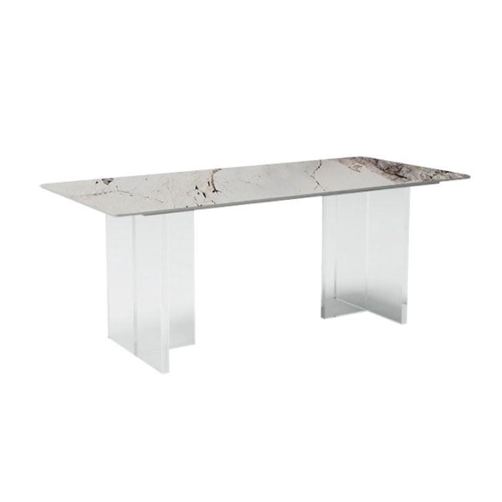 Modern 1/4/5/7 Pieces Dining Set Acrylic Dining Furniture Set /Separate Items Clearhalo 'Dining Room Sets' 'Dining Tables & Seating' 'dining_room_set' 'furn' 'furn_dining_room_set' 'Furniture' 'furniture_dining_room_set' 'Kitchen & Dining Furniture' 'kitchen&dining_furn' 'kitchen' 1200x1200_778fa301-d365-41ae-8330-ca9cf11d30a0