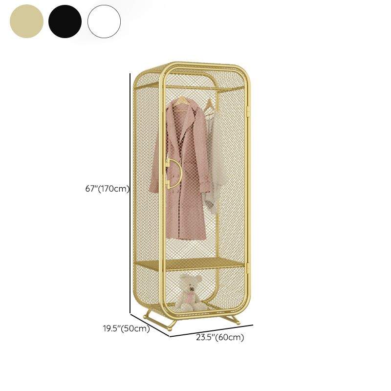 Armoire de garde-robe armoire de rangement en métal de style industriel