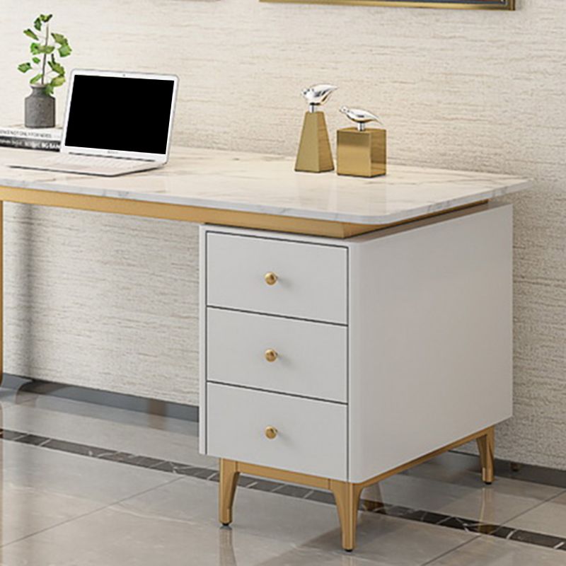 Rectangular Marble Office Desk Glam Solid Wood Writing Desk for Home Clearhalo 'furn' 'furn_office_desk' 'Furniture' 'Office Desks' 'Office Furniture' 'office_desk' 1200x1200_77948a6e-c0f4-4f24-9f6a-577c9b3a63f6