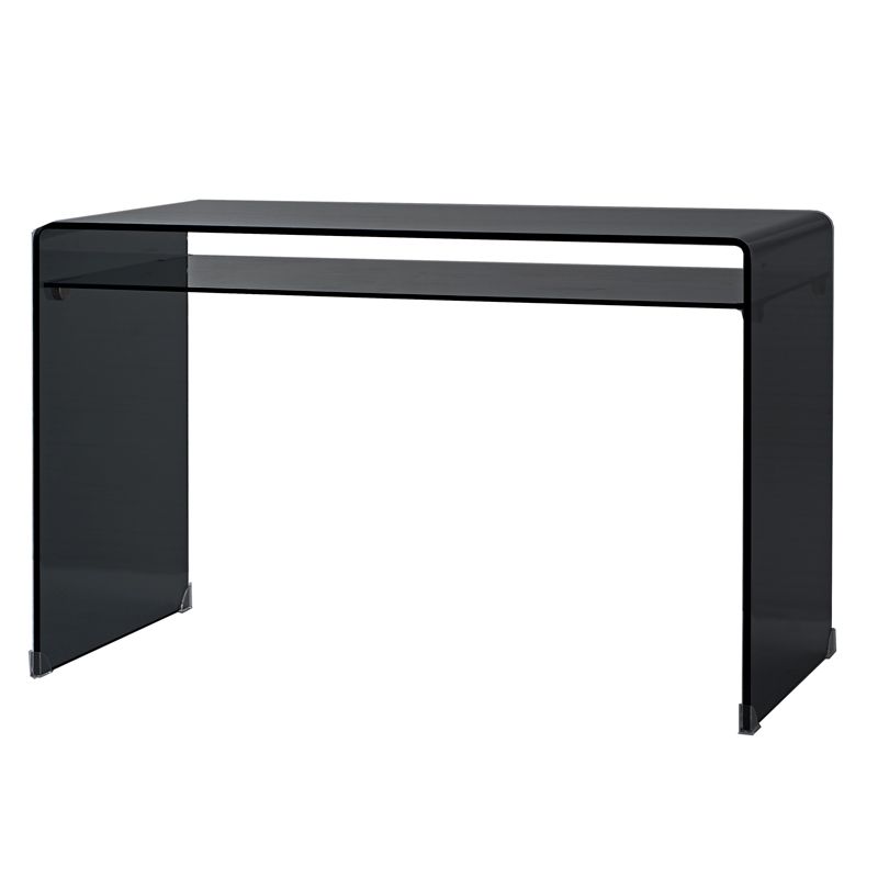 Glasobertisch rechteckig Büroschreibtisch modern 29,53 "großer Schreibtisch