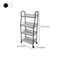Industrial Style Steel Bookshelf Open Shelf Bookcase with Caster Wheels Clearhalo 'Bookcases' 'furn' 'furn_bookcases' 'Furniture' 'furniture_bookcases' 'kitchen' 'kitchen_bookcases' 'Living Room Furniture' 'Office Furniture' 1200x1200_779597c4-feef-4875-a9d2-6bac79f93771