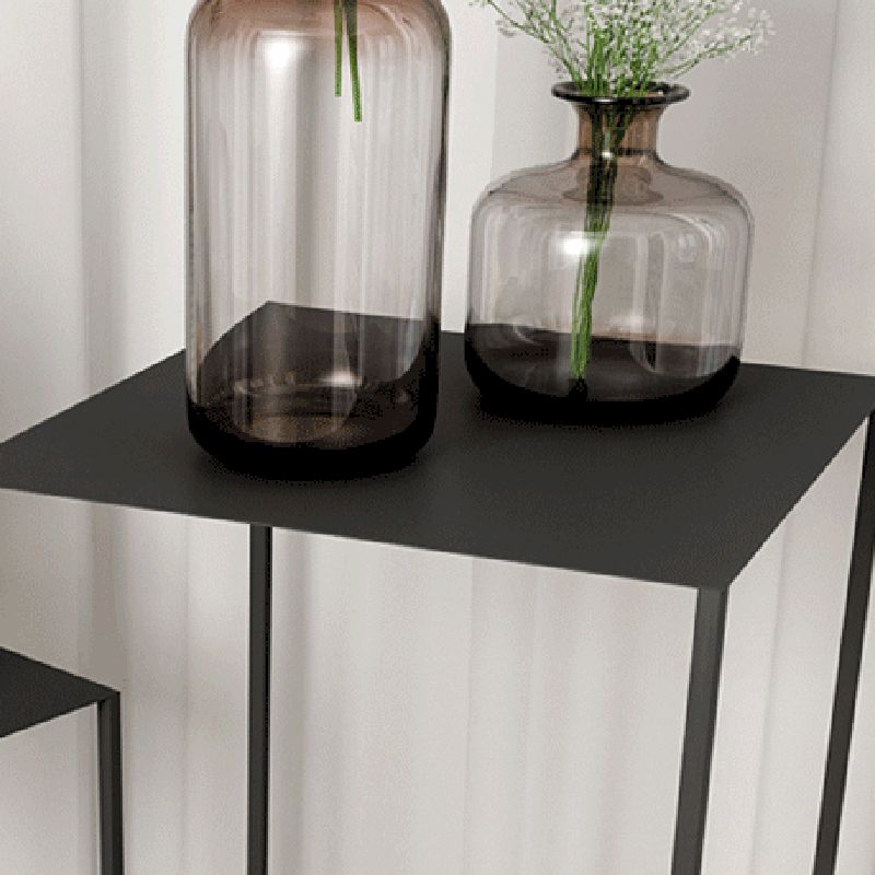 Contemporary Square Iron Side Table Simple Frame Sofa Side Table