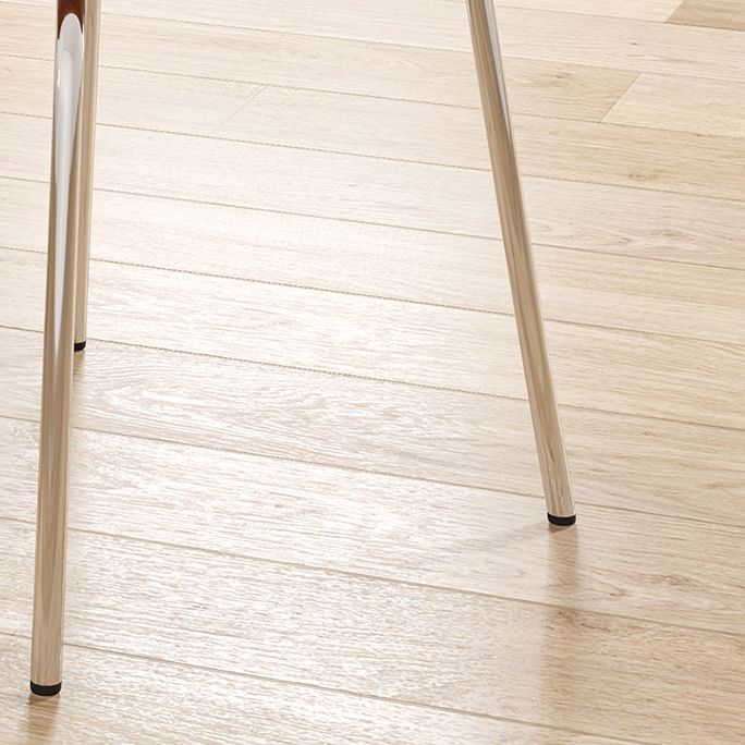 家のためのモダンなダイニングチェアメタルベースレザーダイニングチェア