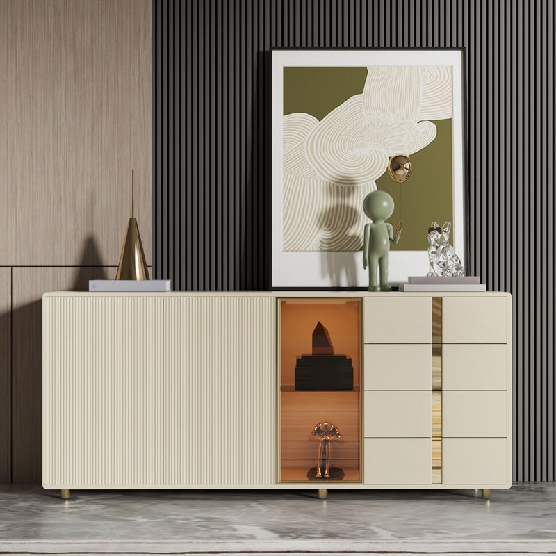 Glam Storage Chest Dresser Wooden Storage Chest with 4 Drawers Clearhalo 'Bedroom Furniture' 'Dressers & Chests' 'dressers_chests' 'furn' 'furn_dressers_chests' 'Furniture' 1200x1200_77991a9d-175e-4274-838a-f0289c4cab57