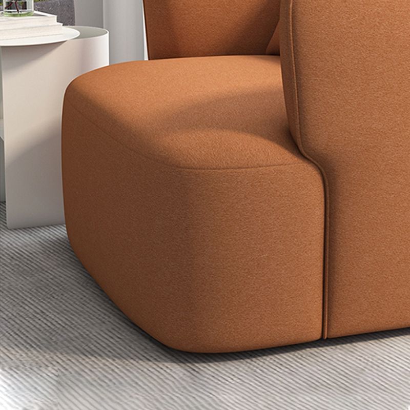 Contemporary 33.5"Wide Pillow Back Sponge Recessed Arms Chair